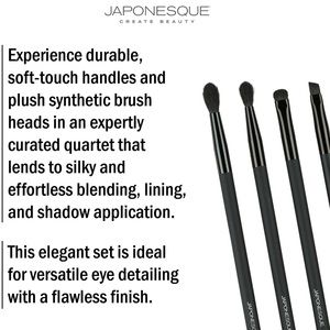 Japonesque Essential Eye Brush Set NIB